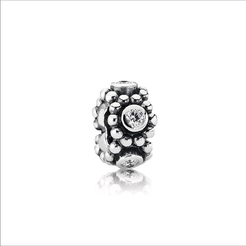 Pandora Her Majesty Spacer Charm in clear cz
